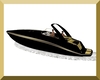 Black/Gold Speedboat