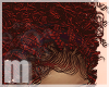 m. Messy Curl bun Red