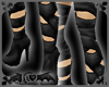 Black Wraps Thigh Boots