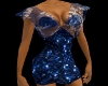 (Msg) Sequin Blue Dress