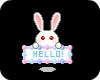 Animated Hello bunny