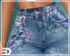 Skull FLoral Jeans