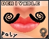 Curly Moustache f. [drv]