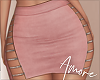 ! Pink Faux Skirt  M