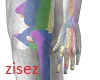 rainbow skeleton hands