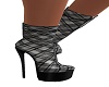 gray plaid heels