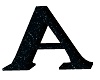 Letter A flashing