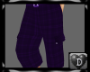 (DP)Purp Plaid Shorts