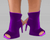violet heel booties