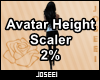 Avatar Height Scale 2%