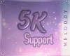 M~ Support Sticker 5K