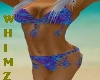 Paisley blue Bikini