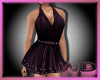 (W) Purple Studded Dress
