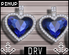 ⚓ | Heart Earrings DRV