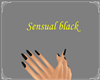Sensual HandsBlack Nails