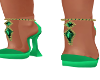 Enchanting Green Heels