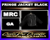 FRINGE JACKET BLACK