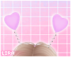 Lilac Heart Headband