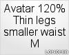 Avatar Scaler 120% M