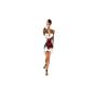 dress white rose red