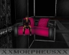 [xMx] BLK/Pink Sofa