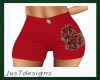 JT Red Rose Shorts