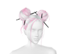 Pink and White Buns