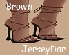 Brown Wrap Heel