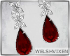 WV: Freya Earrings Wine