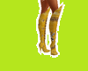 YELLOW CHAIN BOOTS