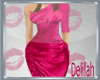 SexySatinChanelPinkDress