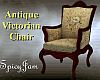 Antq Wing Chair CrmRose