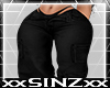 X Black Joggers Cargos W