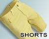 Shorts, Pale Yellow
