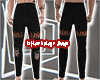 LT|Flame black jeans.