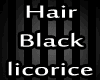 Hair Black Licorice