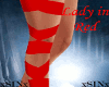 Lady in Red whn in Bed