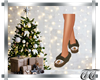 Brown Christmas Slippers
