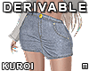[K] Y2K skirt M