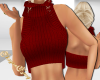 SE-Sexy Half Sweater Red