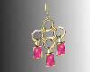 SL Gold&Pink Earrings