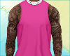 12' Pink franela m