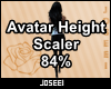 Avatar Height Scale 84%