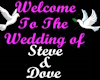Steve & Dove Sign