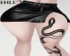 RL Leather Skirt+Tattoo