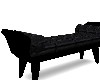 blk leather bench