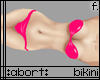 :a: Hot Pink PVC Bikini