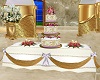 White Gold Cake&table