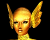 Ears feathers - gold M/F