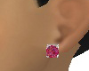 Woman Burgandy Ear studs